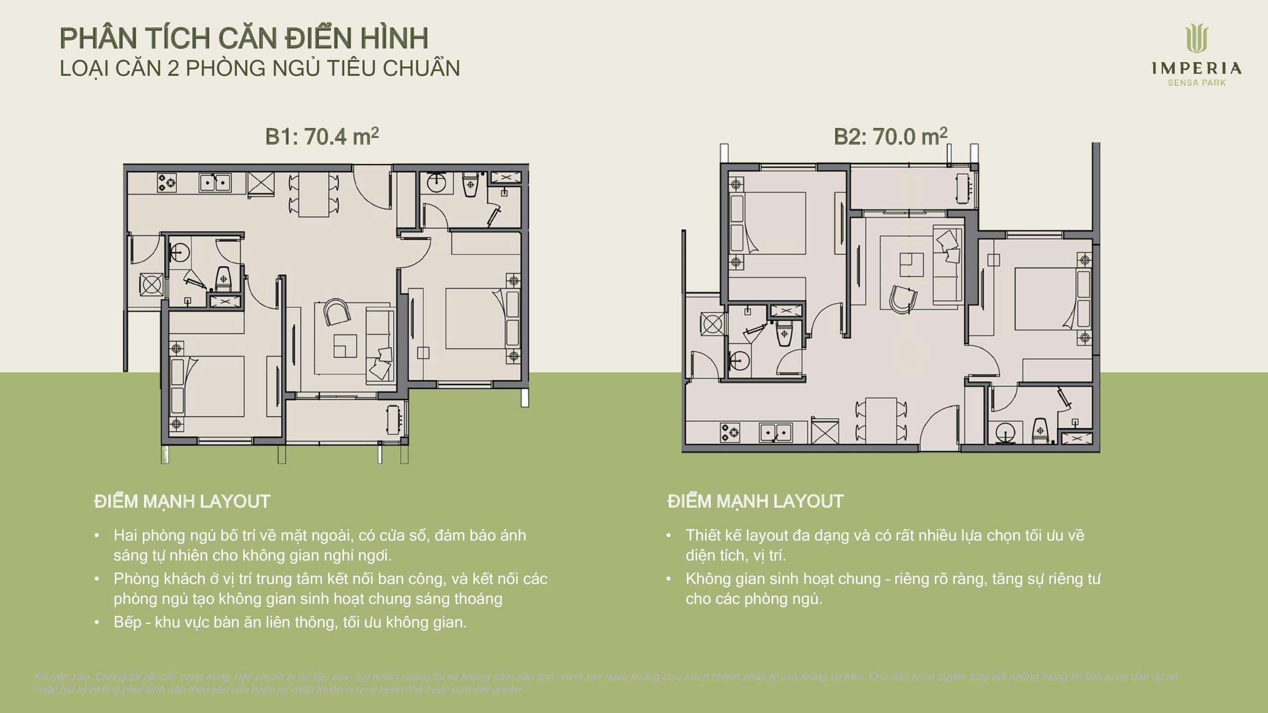 Thông tin căn hộ 2PN 1WC