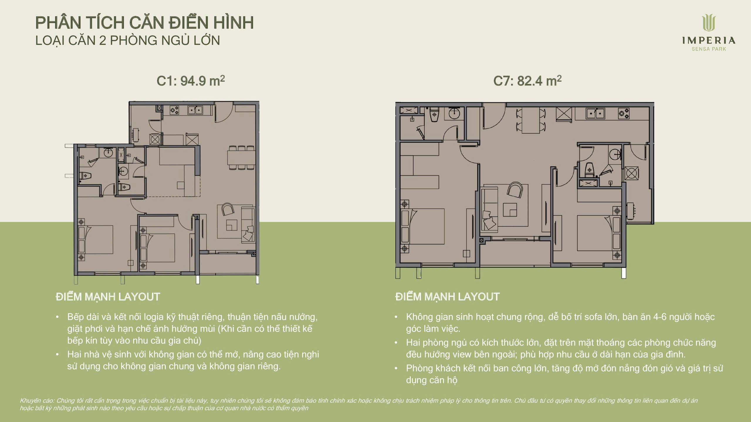 Thông tin căn hộ 2PN 1WC